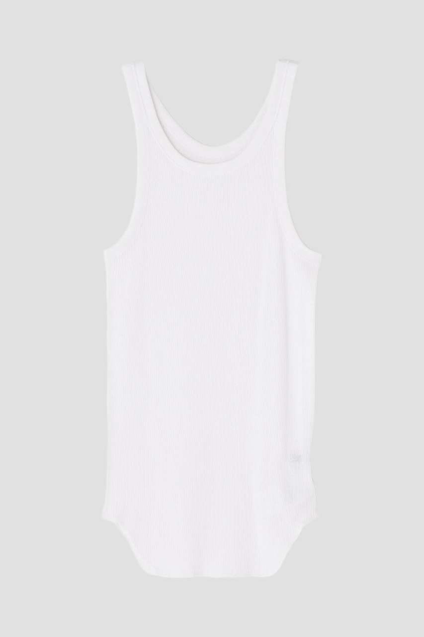イレーヴ/YLEVEのYLEVE / ORGANIC COTTON RIB TANK TOP(ホワイト/1685167550)