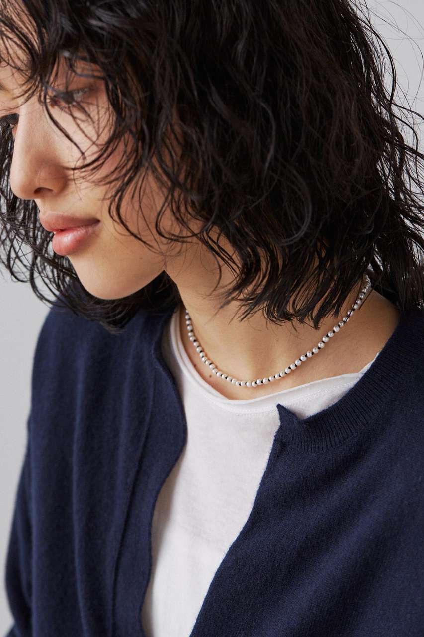 イレーヴ/YLEVEのYLEVE / PEARL NECKLACE KNOT 37cm(ホワイト/1685174766)