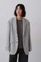YLEVE / NON MULESING WOOL OVERDYE MELTON JACKET イレーヴ/YLEVE グレー