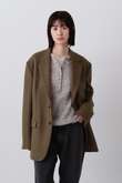 YLEVE / NON MULESING WOOL OVERDYE MELTON JACKET