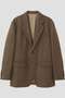 YLEVE / NON MULESING WOOL OVERDYE MELTON JACKET イレーヴ/YLEVE