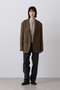 YLEVE / NON MULESING WOOL OVERDYE MELTON JACKET イレーヴ/YLEVE