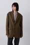 YLEVE / NON MULESING WOOL OVERDYE MELTON JACKET イレーヴ/YLEVE