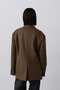 YLEVE / NON MULESING WOOL OVERDYE MELTON JACKET イレーヴ/YLEVE