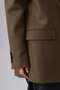 YLEVE / NON MULESING WOOL OVERDYE MELTON JACKET イレーヴ/YLEVE