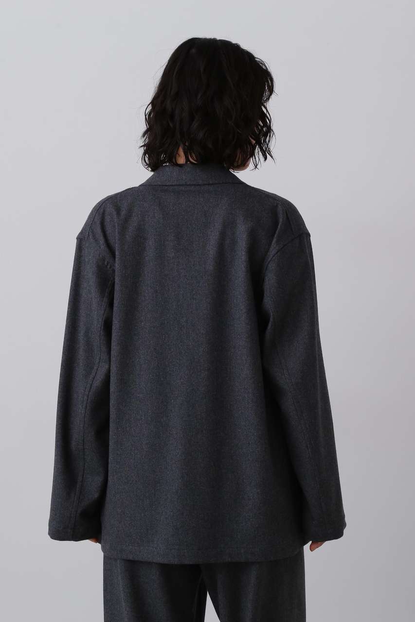 YLEVE(イレーヴ)｜YLEVE / SUPER120s WOOL FLANNEL JACKET/グレー の