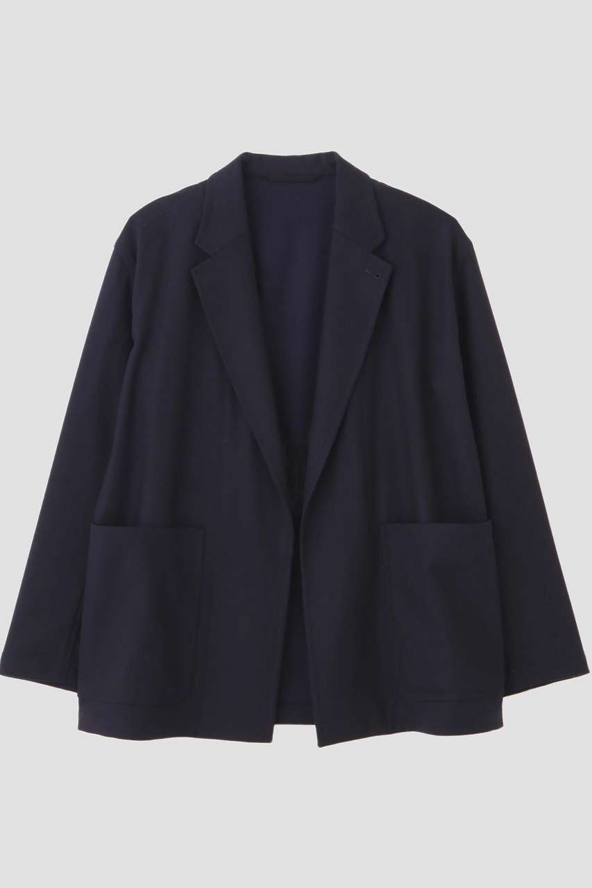 イレーヴ/YLEVEのYLEVE / SUPER120s WOOL FLANNEL JACKET(ネイビー/1685220058)