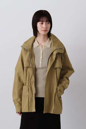 イレーヴ/YLEVEのYLEVE / HIGH COUNT DOUBLE TWILL POLYESTER BLOUSON(110800/110802)
