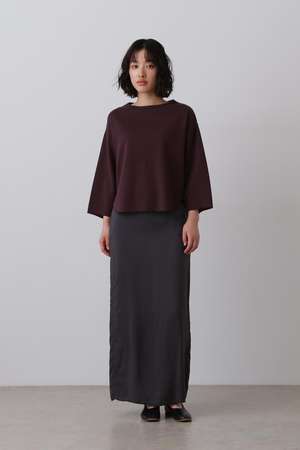 イレーヴ/YLEVEのYLEVE / CUPRA TWILL GARMANT DYE SKIRT(110700/110703)