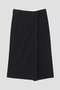 YLEVE / MERINO WOOL TWILL WRAP SKIRT イレーヴ/YLEVE