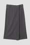 YLEVE / MERINO WOOL TWILL WRAP SKIRT イレーヴ/YLEVE