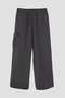 YLEVE / CUPRA TWILL GARMANT DYE EASY CARGO TROUSERS イレーヴ/YLEVE グレー