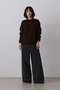 YLEVE / 13.5oz DENIM HIGH WAIST WIDE イレーヴ/YLEVE グレー