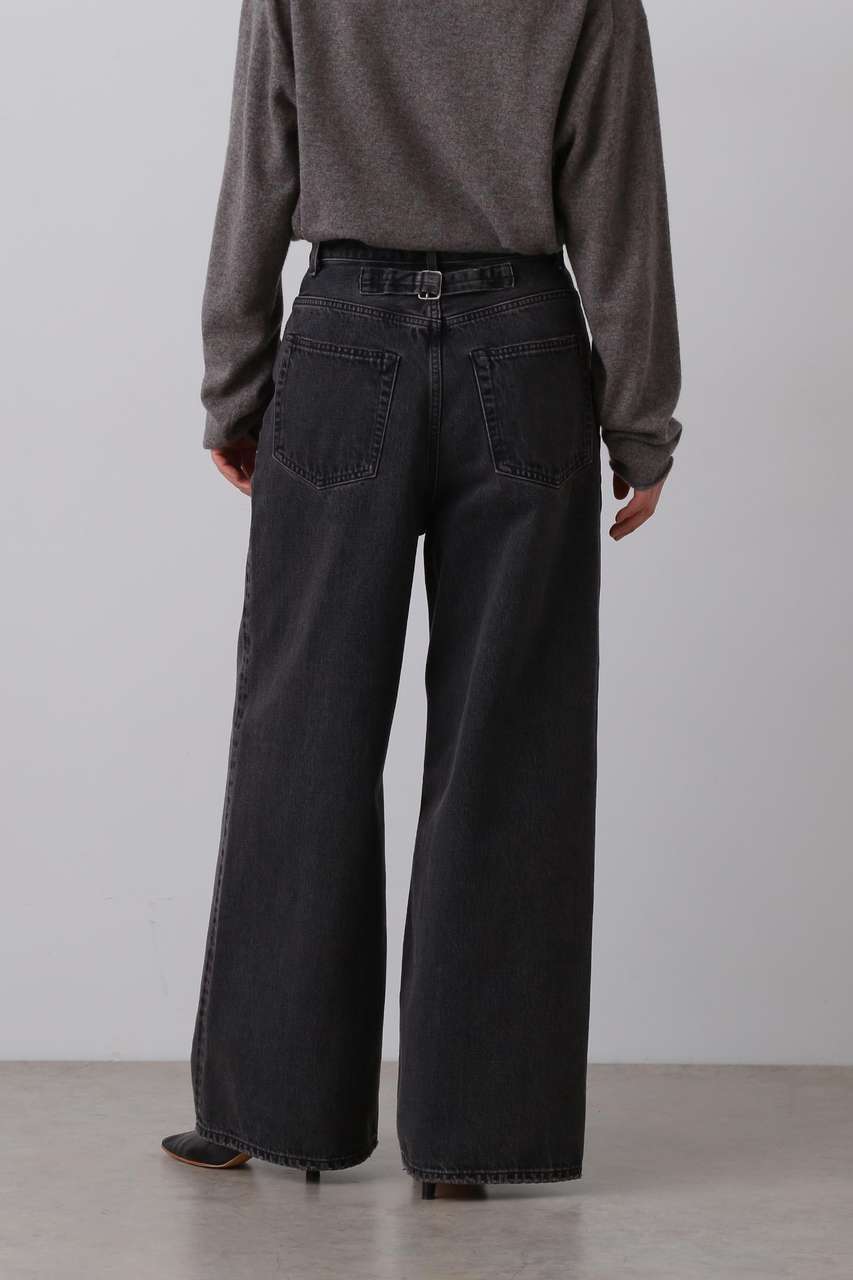 YLEVE(イレーヴ)｜YLEVE / 13.5oz DENIM HIGH WAIST WIDE/グレー の