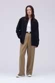 YLEVE / WOOL TWILL TROUSERS