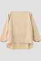 YLEVE / FINX COTTON WEATHER PULL OVER SHIRT イレーヴ/YLEVE カーキ