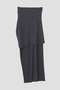 YLEVE / 80/2 HIGH-TWISTED GAUZE BARE JERSEY ONE PIECE SKIRT イレーヴ/YLEVE