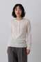 YLEVE / FAIRY ALPACA KNIT HENLY NECK イレーヴ/YLEVE ホワイト