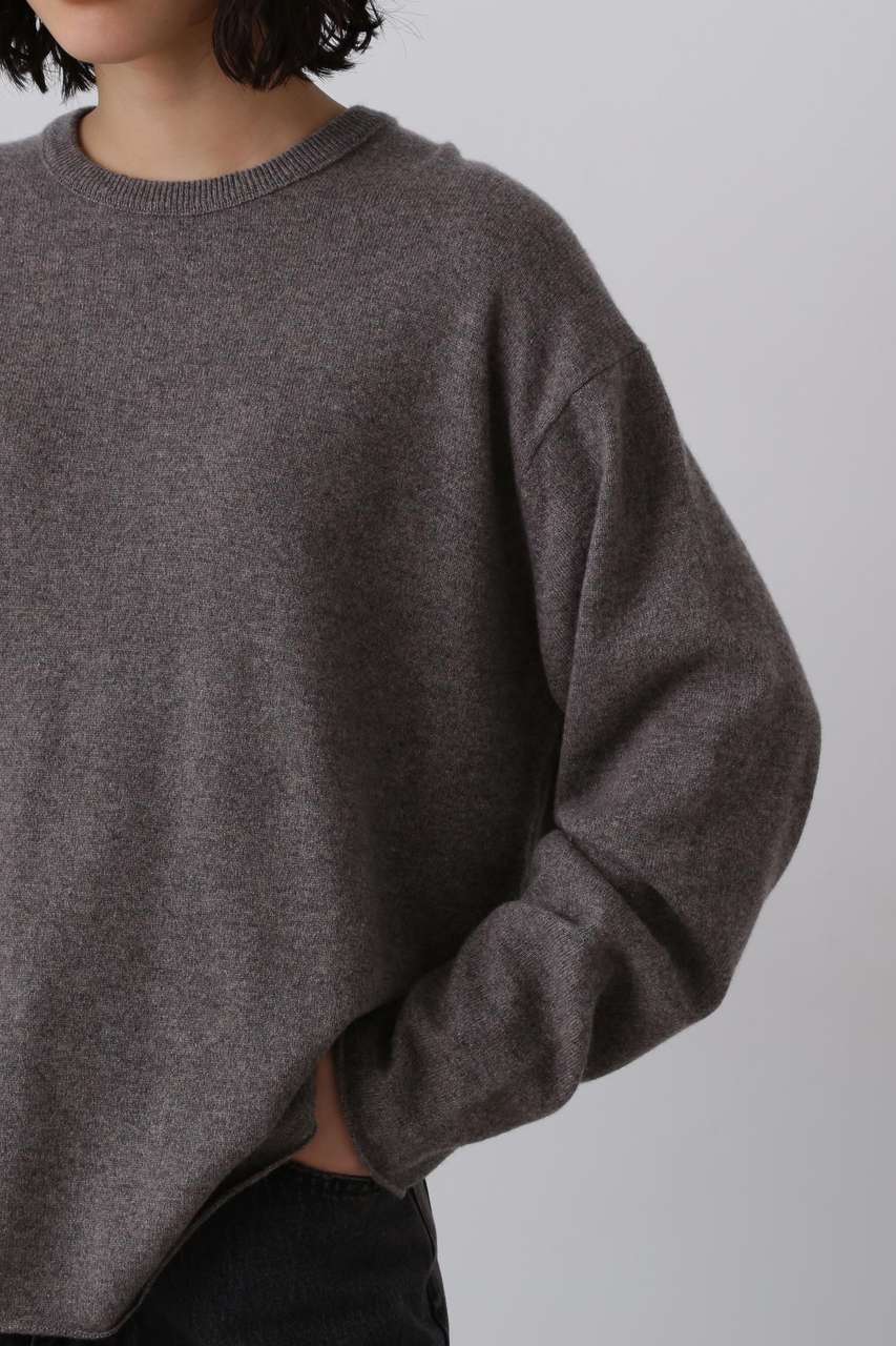 YLEVE(イレーヴ)｜YLEVE / CASHMERE KNIT T‐SHIRT/グレー の通販
