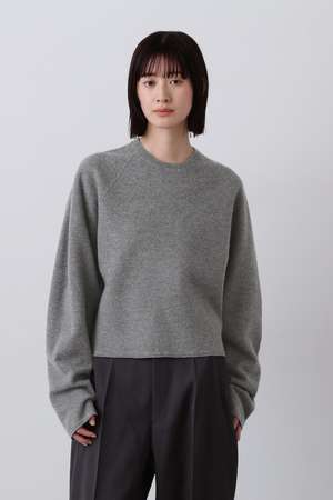 イレーヴ/YLEVEのYLEVE / ULTRAFINE MERINO MILLED WOOL KNIT PULL OVER(110300/110301)