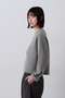 YLEVE / ULTRAFINE MERINO MILLED WOOL KNIT PULL OVER イレーヴ/YLEVE