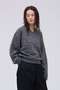 YLEVE / WOOL CASHMERE MELANGE KNIT V NECK PULL OVER イレーヴ/YLEVE ブラック