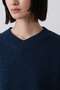 YLEVE / WOOL CASHMERE MELANGE KNIT V NECK PULL OVER イレーヴ/YLEVE