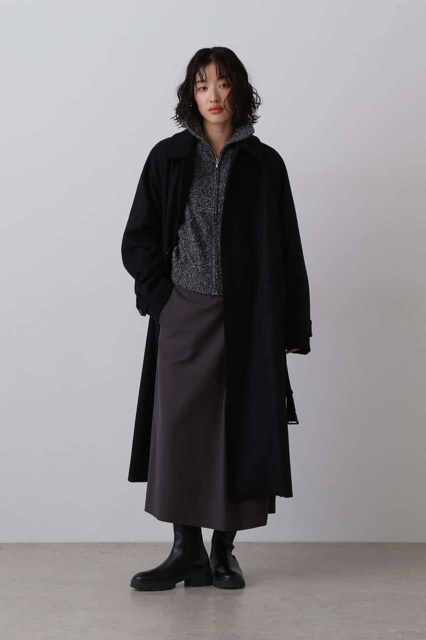 YLEVE(イレーヴ)｜YLEVE / WOOL CASHMERE MELANGE KNIT FULL ZIP PULL