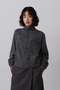 YLEVE / WOOL CASHMERE MELANGE KNIT FULL ZIP PULL OVER イレーヴ/YLEVE