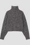 YLEVE / WOOL CASHMERE MELANGE KNIT FULL ZIP PULL OVER イレーヴ/YLEVE