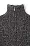 YLEVE / WOOL CASHMERE MELANGE KNIT FULL ZIP PULL OVER イレーヴ/YLEVE