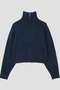 YLEVE / WOOL CASHMERE MELANGE KNIT FULL ZIP PULL OVER イレーヴ/YLEVE