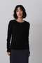 YLEVE / COTTON SUPER HIGH-TWISTED BIO PULL OVER イレーヴ/YLEVE ブラック