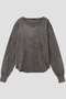 YLEVE / OPEN END COTTON PIGMENT DYE LONG SLEEVE T‐SHIRT イレーヴ/YLEVE グレー