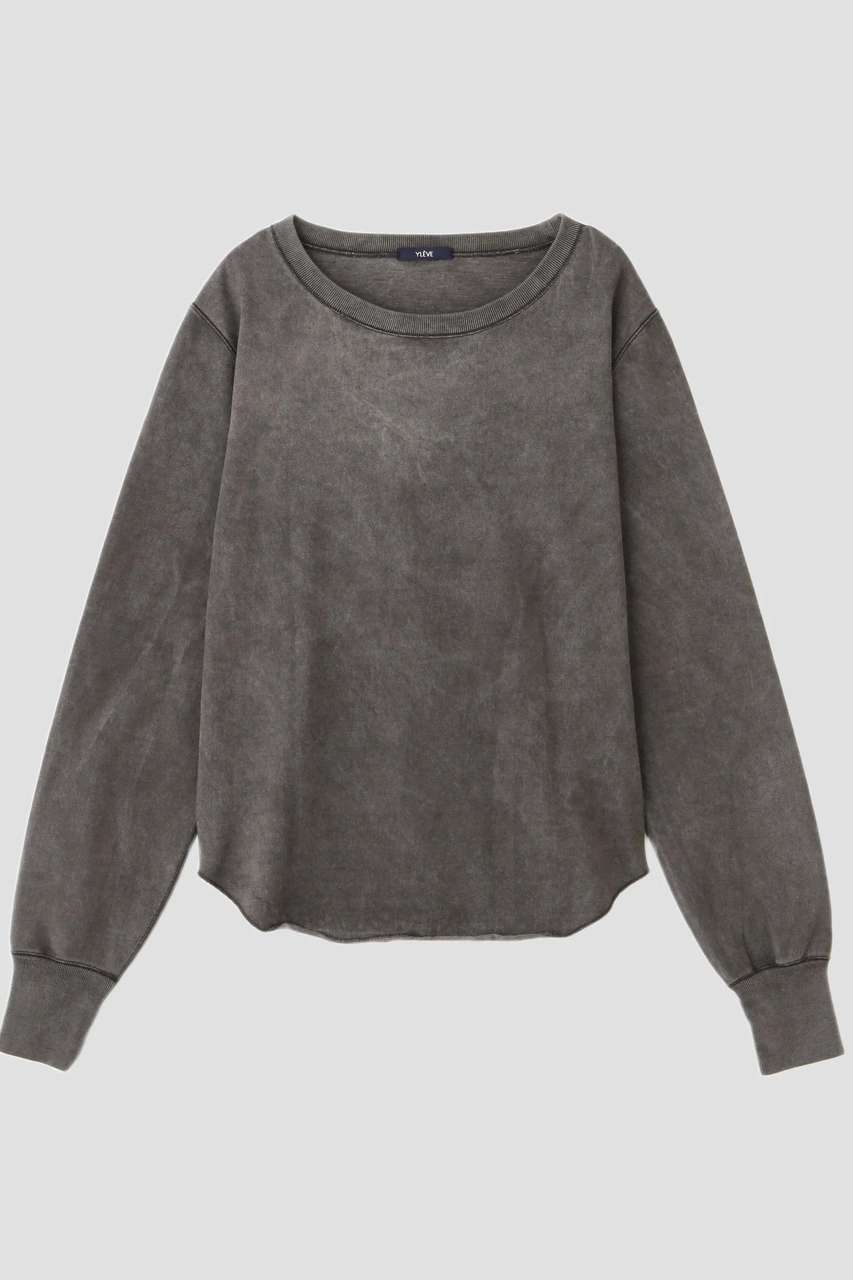 イレーヴ/YLEVEのYLEVE / OPEN END COTTON PIGMENT DYE LONG SLEEVE T‐SHIRT(グレー/1685266023)