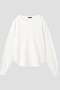 YLEVE / OPEN END COTTON PIGMENT DYE LONG SLEEVE T‐SHIRT イレーヴ/YLEVE ホワイト