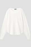 YLEVE / OPEN END COTTON PIGMENT DYE LONG SLEEVE T‐SHIRT