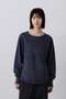 YLEVE / OPEN END COTTON PIGMENT DYE LONG SLEEVE T‐SHIRT イレーヴ/YLEVE ネイビー