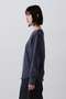YLEVE / OPEN END COTTON PIGMENT DYE LONG SLEEVE T‐SHIRT イレーヴ/YLEVE