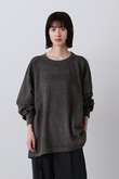YLEVE / OPEN END COTTON PIGMENT DYE PULL OVER