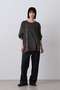 YLEVE / OPEN END COTTON PIGMENT DYE PULL OVER イレーヴ/YLEVE