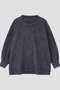 YLEVE / OPEN END COTTON PIGMENT DYE PULL OVER イレーヴ/YLEVE ネイビー