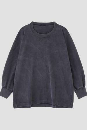 イレーヴ/YLEVEのYLEVE / OPEN END COTTON PIGMENT DYE PULL OVER(110100/110103)