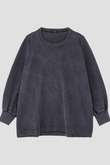 YLEVE / OPEN END COTTON PIGMENT DYE PULL OVER