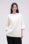 YLEVE / COTTON RIB PULLOVER BIG イレーヴ/YLEVE ホワイト