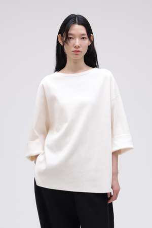 イレーヴ/YLEVEのYLEVE / COTTON RIB PULLOVER BIG(110100/110103)