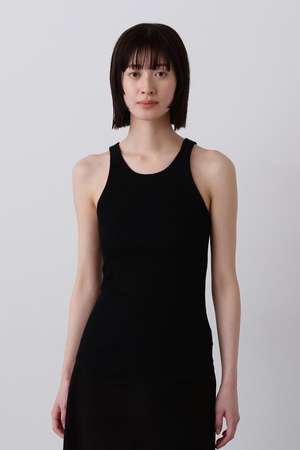 イレーヴ/YLEVEのYLEVE / ORGANIC COTTON LOOP-WHEELED RIB TANK TOP(110100/110101)