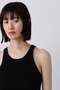 YLEVE / ORGANIC COTTON LOOP-WHEELED RIB TANK TOP イレーヴ/YLEVE