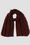 YLEVE / CASHMERE KNIT STOLE イレーヴ/YLEVE ワイン