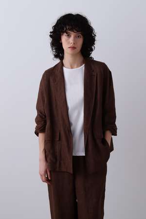 イレーヴ/YLEVEのYLEVE / LINEN POPLIN JACKET(110800/110801)